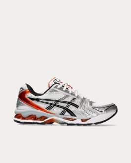 AsicsGel-Kayano 14 White / Piquant Orange Low Top Sneakers