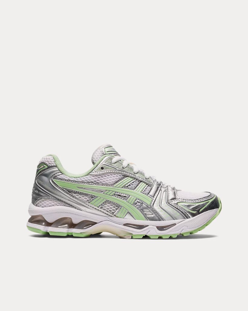 AsicsGel-Kayano 14 blanc / Jade Chaussures de running