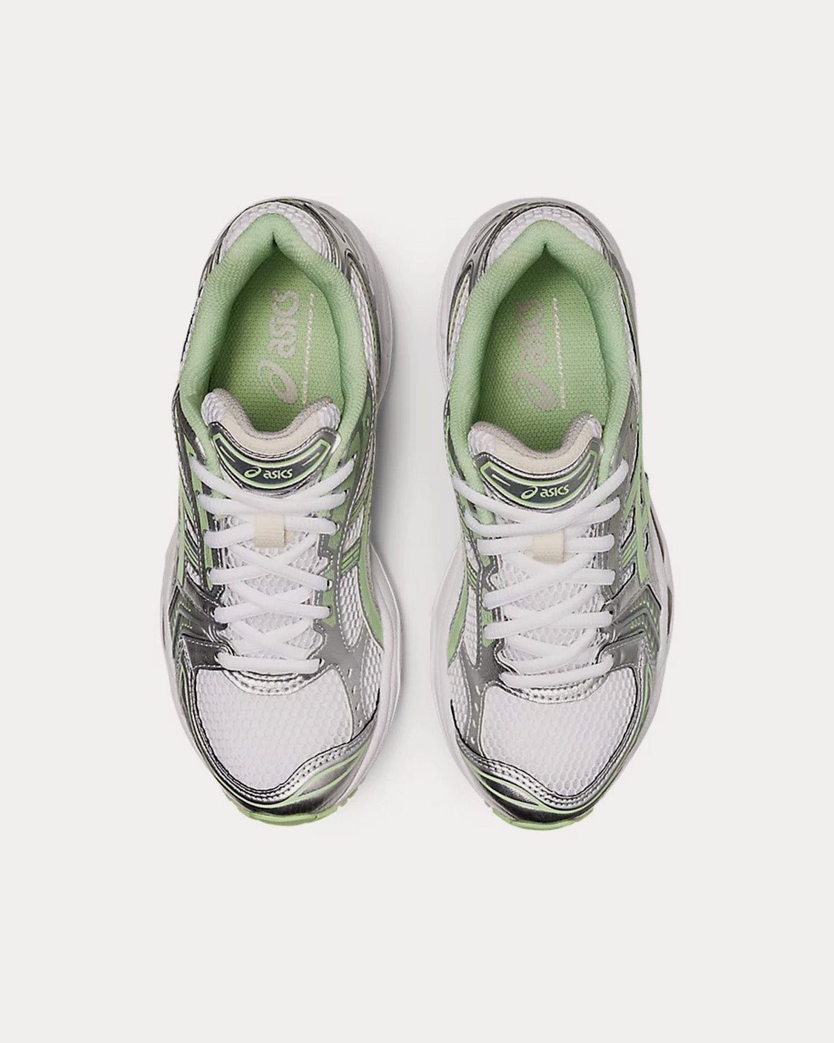 AsicsGel-Kayano 14 White / Jade Running Shoes – Image 2