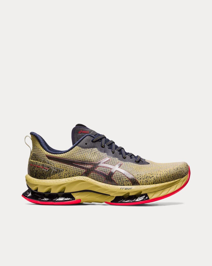 AsicsGel-Kinsei Blast LE 2 Olive Oil / Electric rouge Chaussures de running