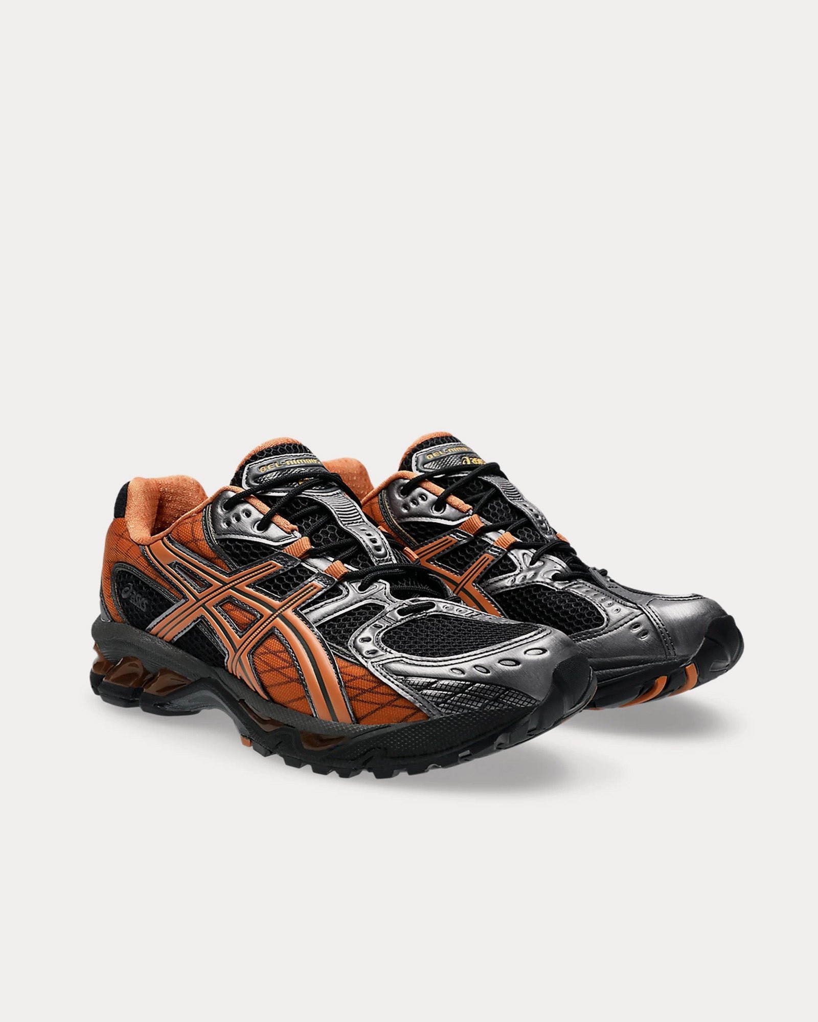 AsicsGel-Nimbus 10.1 Black / Rust Orange Low Top Sneakers – Image 3