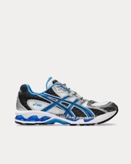 AsicsGel-Nimbus 10.1 White / Directoire Blue Low Top Sneakers