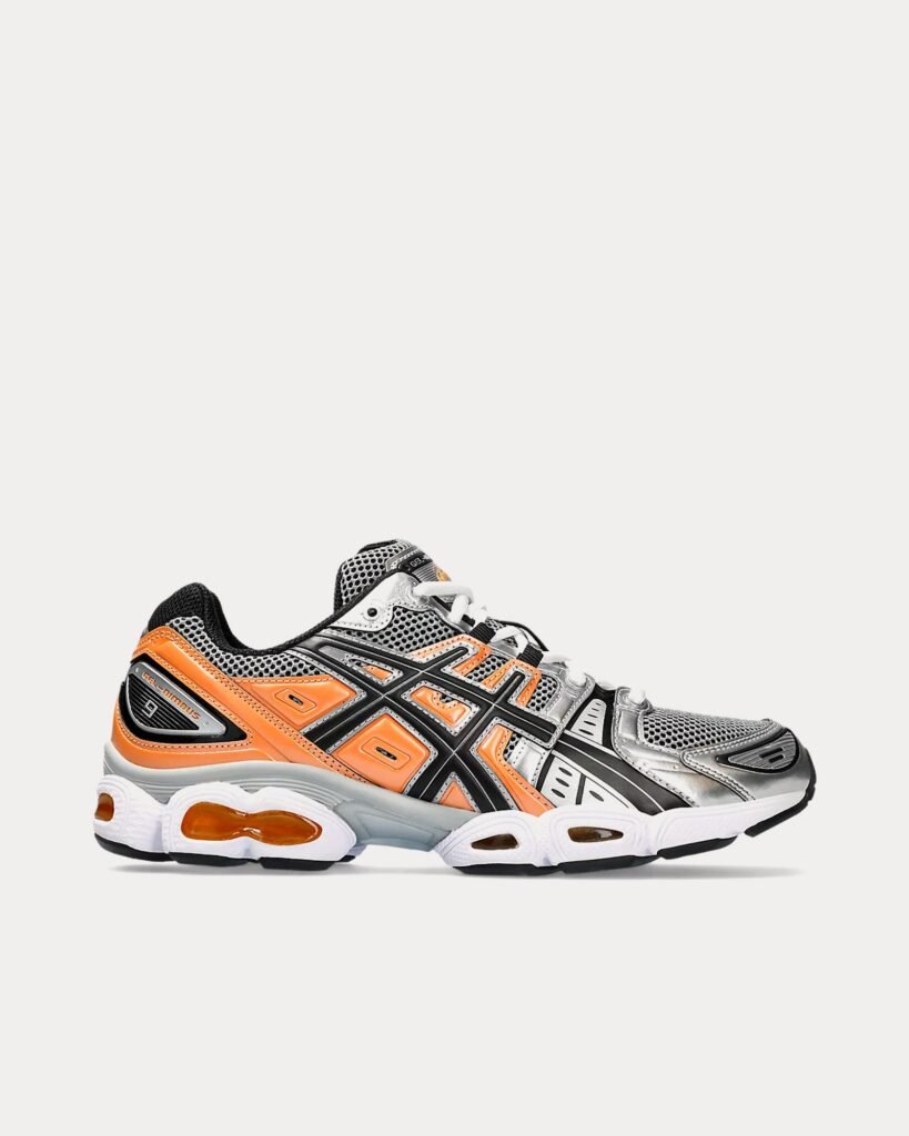 AsicsGel-Nimbus 9 Sheet Rock / Orange Lily Sneakers basses