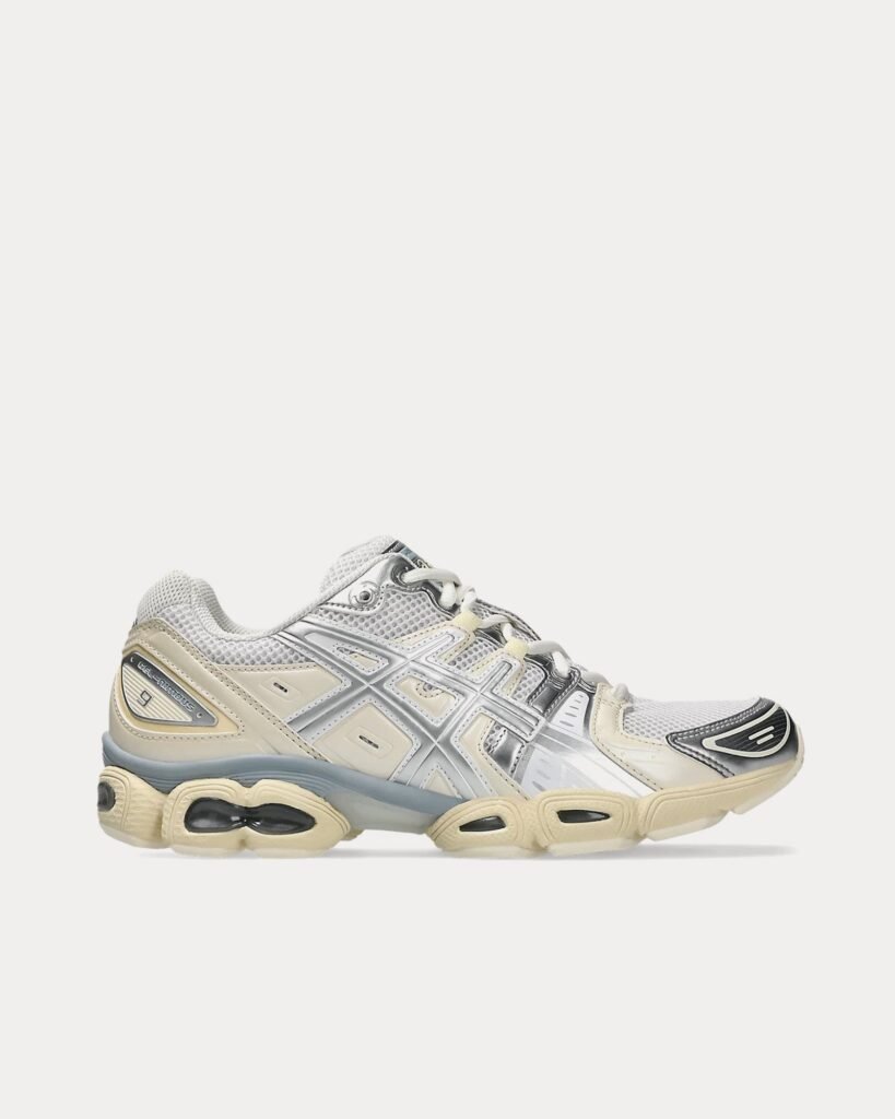 AsicsGel-Nimbus 9 blanc / Pure Silver Sneakers basses