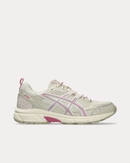 AsicsGel-Nunobiki Cream / Sweet Pink Low Top Sneakers