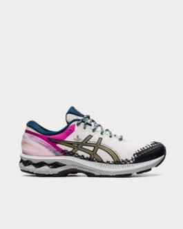 AsicsGel-Kayano 27 De White / Lichen Rock Low Top Sneakers