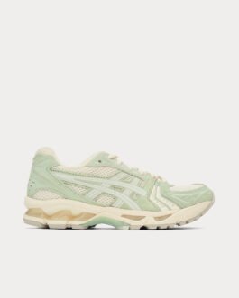 AsicsGel-Kayano 14 Green & Off-White Running Shoes