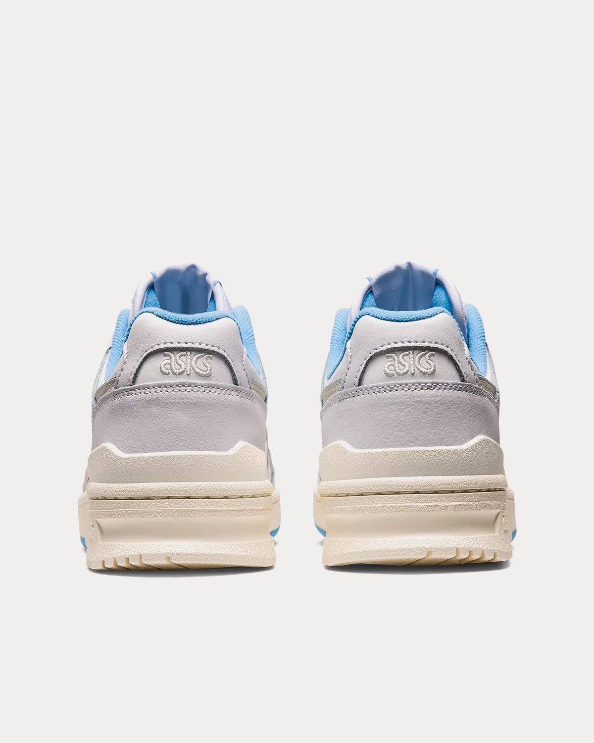 EX89 White / Cream / Blue Low Top Sneakers – Image 4