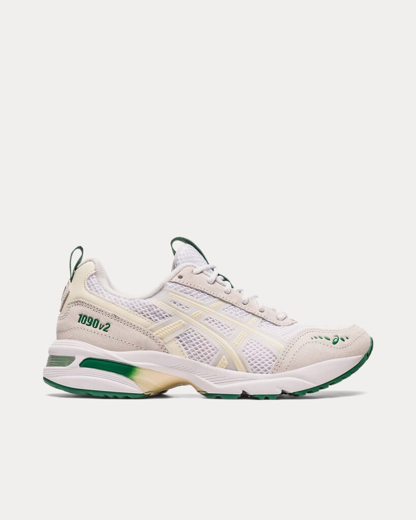 AsicsGel-1090v2 blanc / Glacier gris Sneakers basses