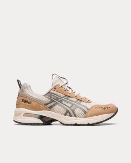 AsicsGEL-1090v2 Cream / Clay Grey Low Top Sneakers