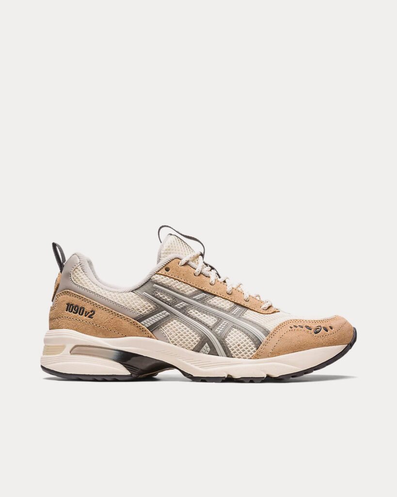 AsicsGEL-1090v2 crème / Clay gris Sneakers basses