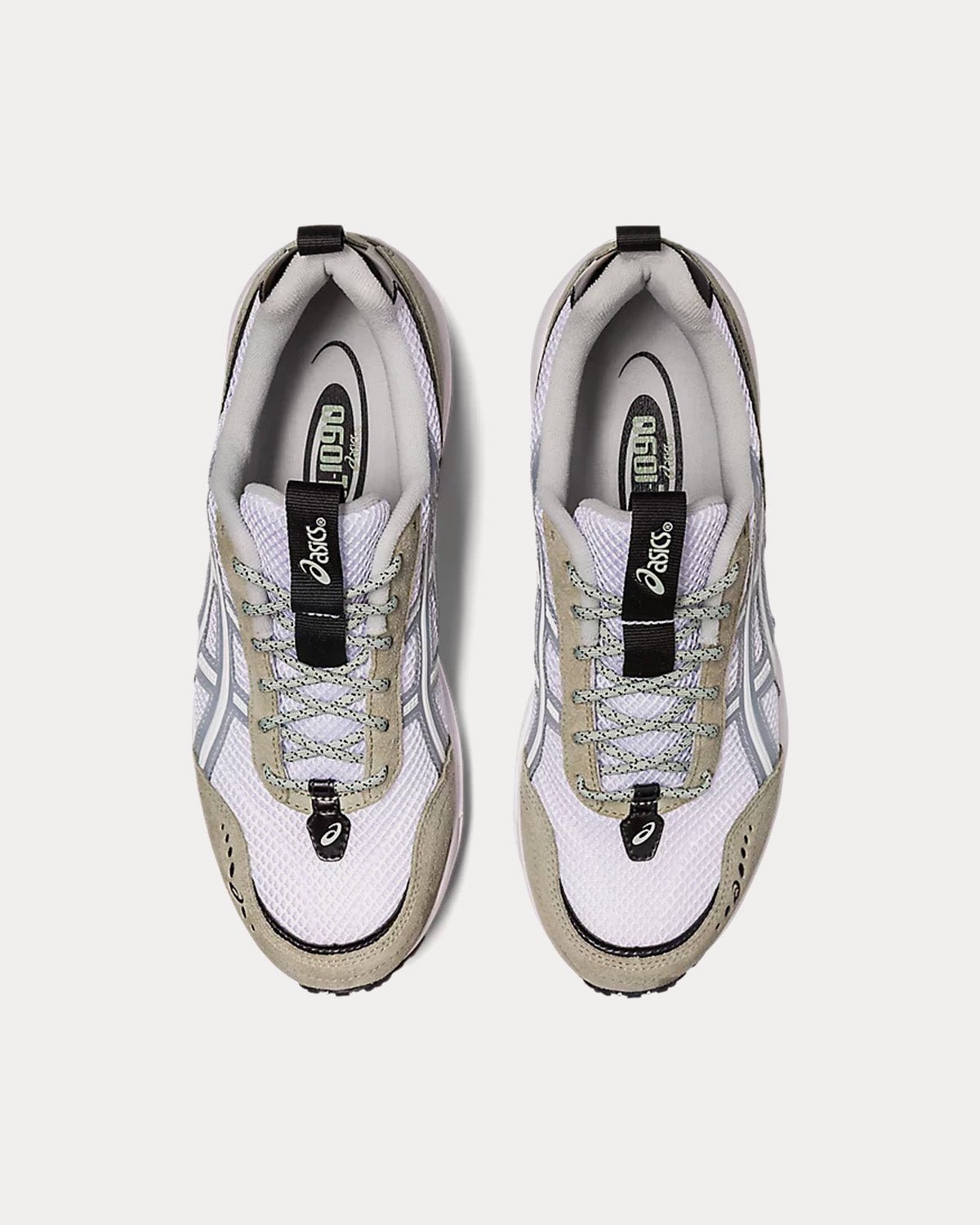 AsicsGEL-1090v2 White / Mid Grey Low Top Sneakers – Image 2