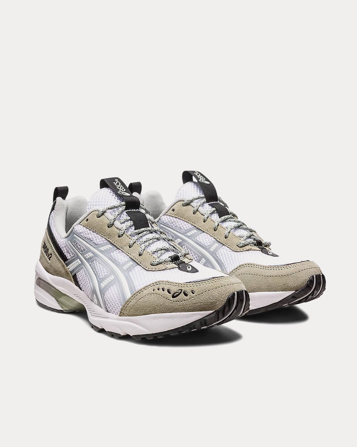 AsicsGEL-1090v2 White / Mid Grey Low Top Sneakers – Image 3
