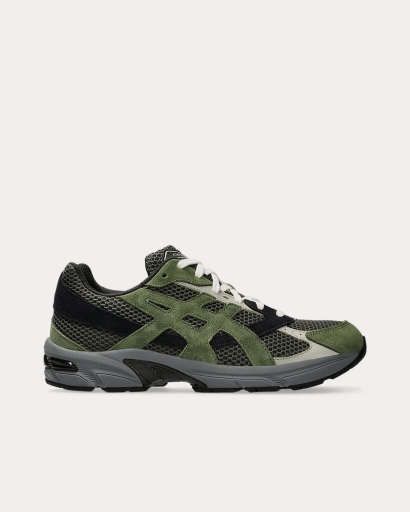 AsicsGel-1130 Olive toile / Smog vert Sneakers basses