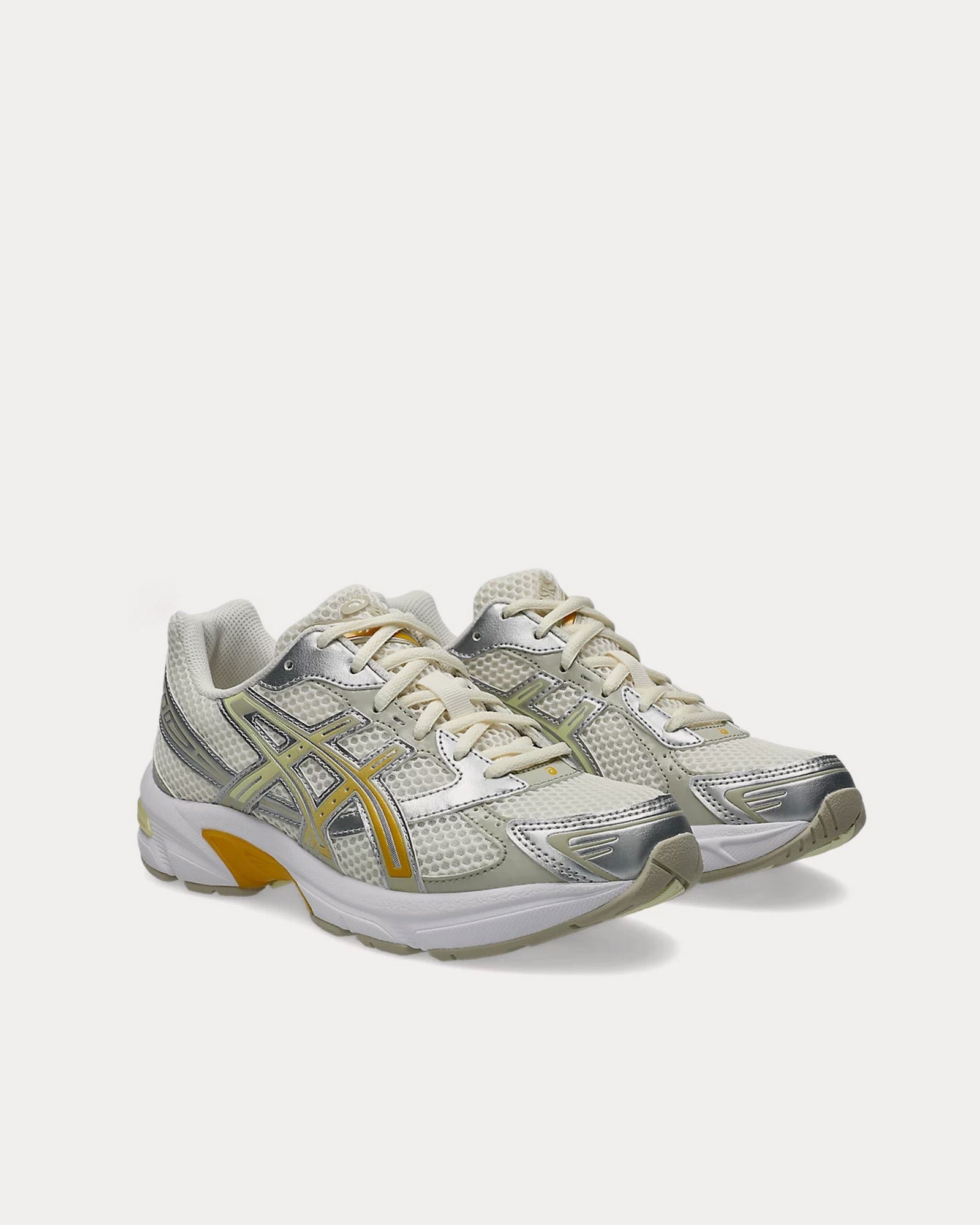 AsicsGel-1130 Cream / Pure Silver / Yellow Low Top Sneakers – Image 3