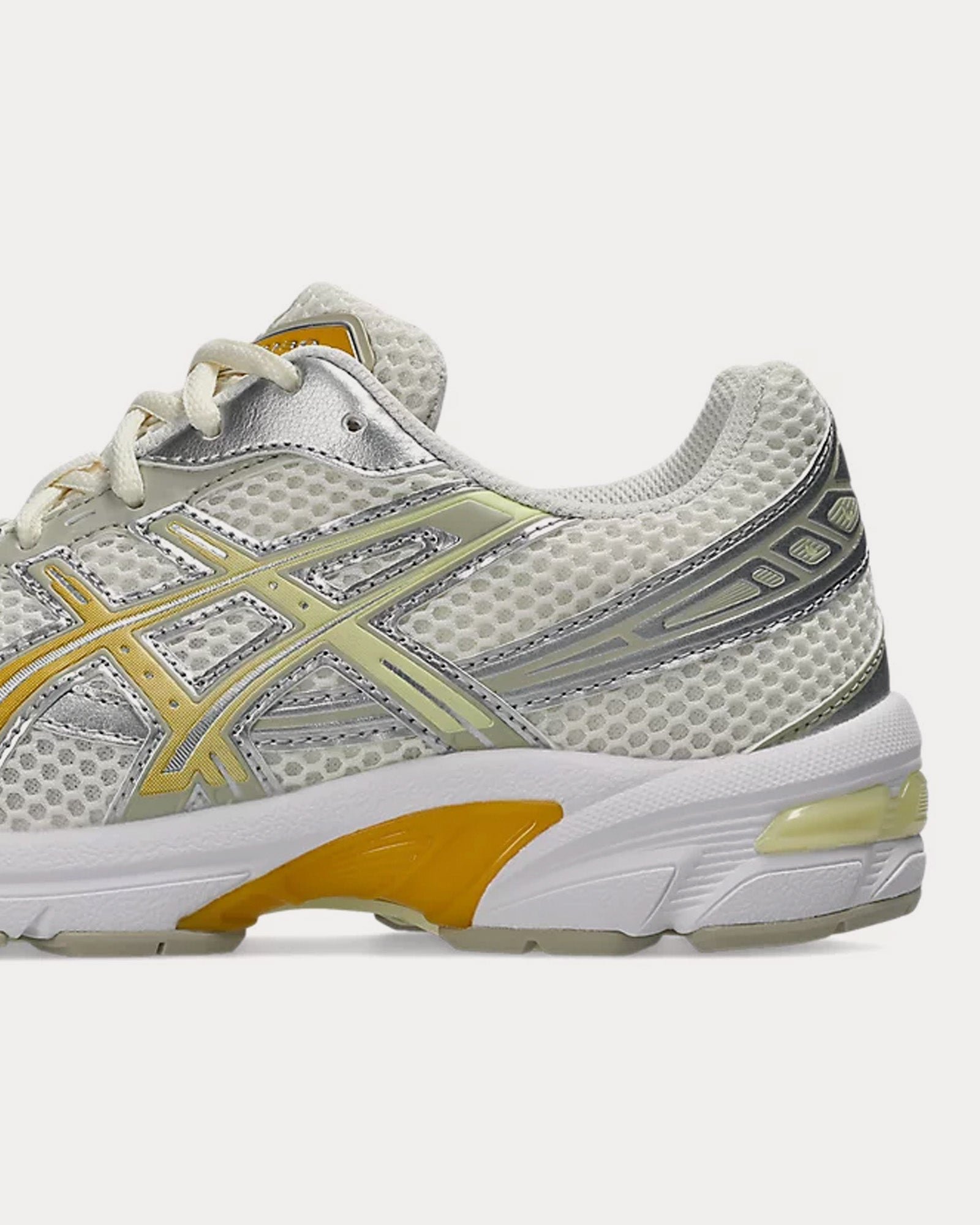 AsicsGel-1130 Cream / Pure Silver / Yellow Low Top Sneakers – Image 5