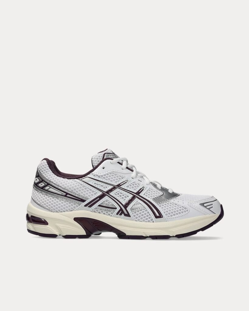 AsicsGel-1130 blanc / Deep Plum Sneakers basses