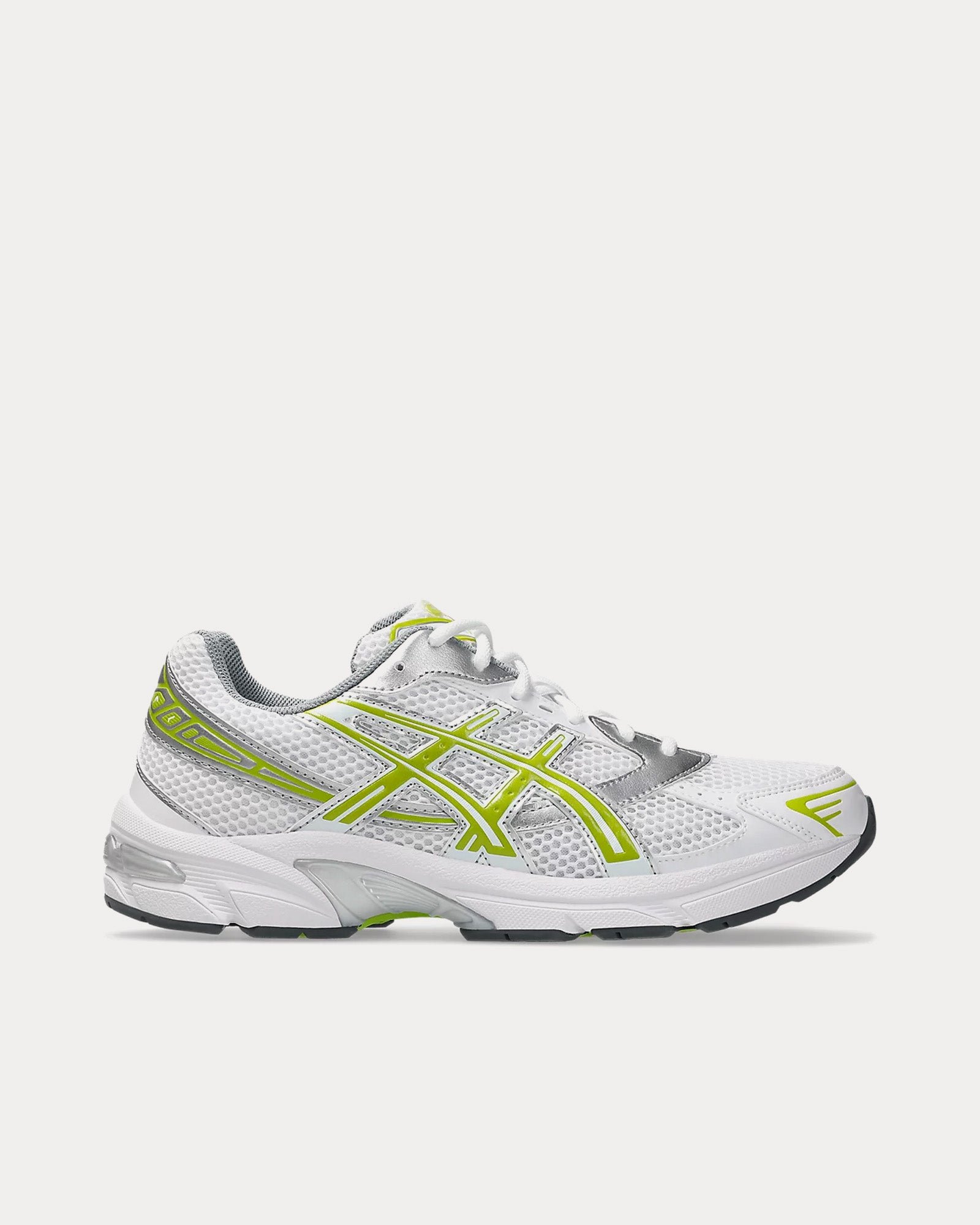 AsicsGel-1130 White / Green Apple Low Top Sneakers