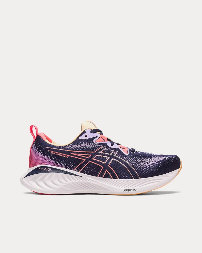 AsicsGel-Cumulus 25 Midnight / Papaya Chaussures de running