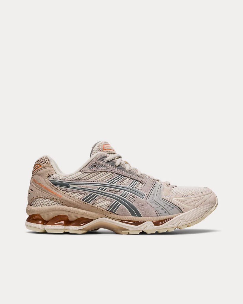AsicsGEL-KAYANO 14 Birch / Clay gris Chaussures de running