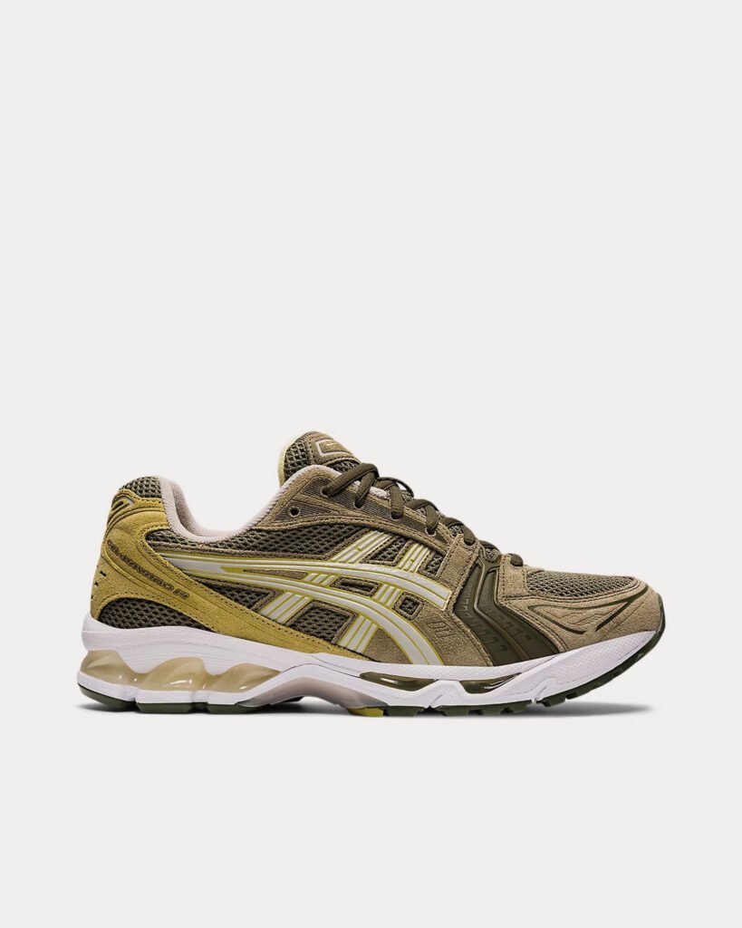 AsicsGEL-KAYANO 14 Mantle vert / Oyster gris Chaussures de running