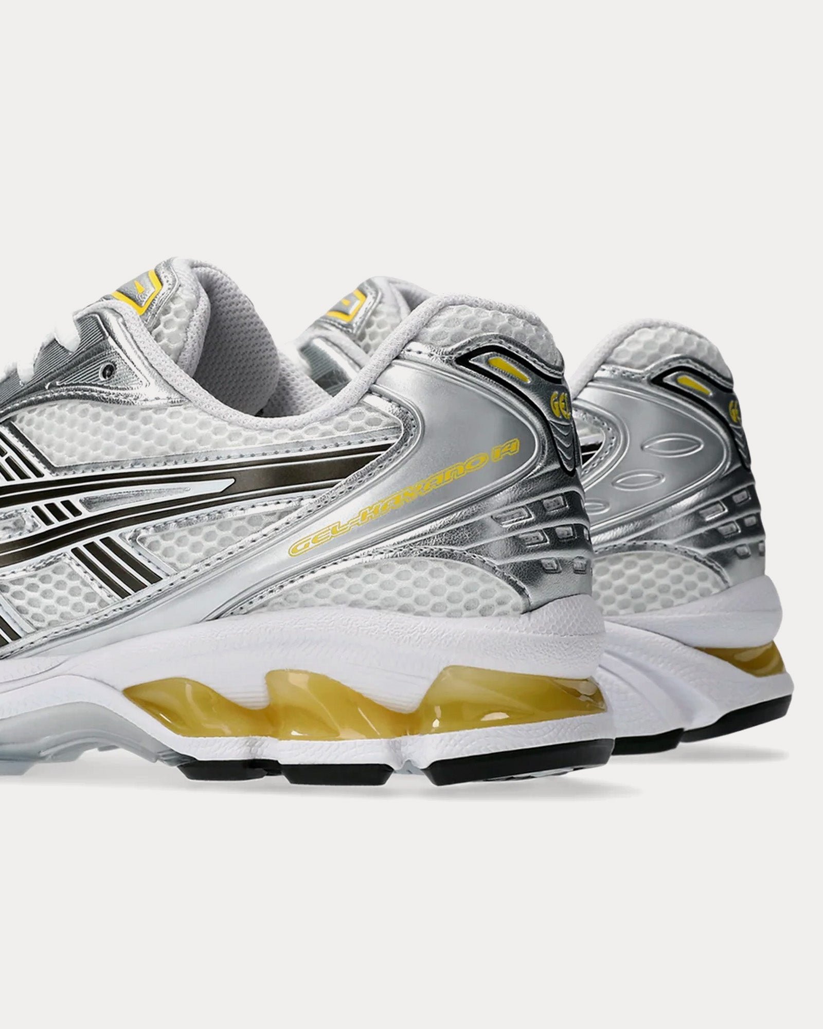AsicsGel-Kayano 14 White / White / Tai Chi Yellow Low Top Sneakers – Image 3