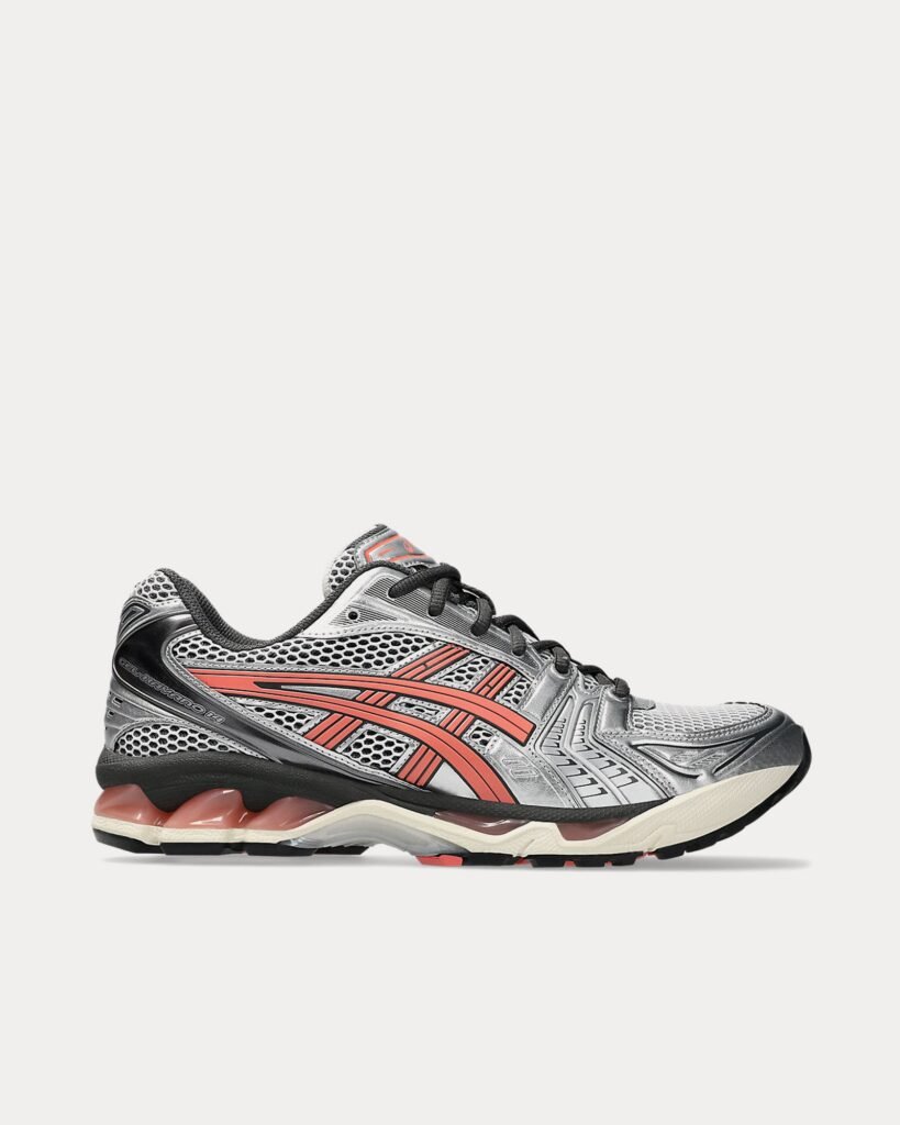 AsicsGel-Kayano 14 blanc / Papaya Sneakers basses