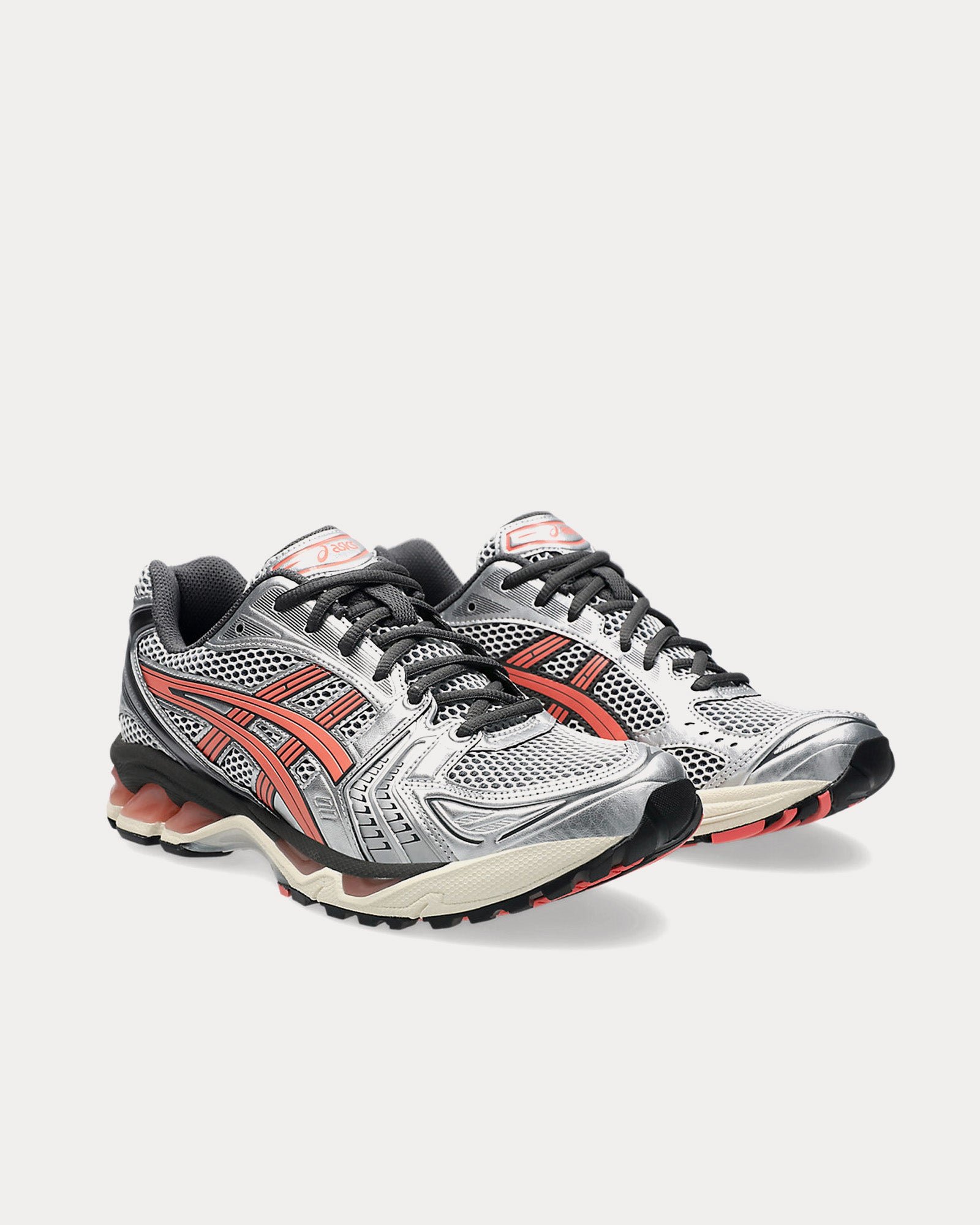 AsicsGel-Kayano 14 White / Papaya Low Top Sneakers – Image 3