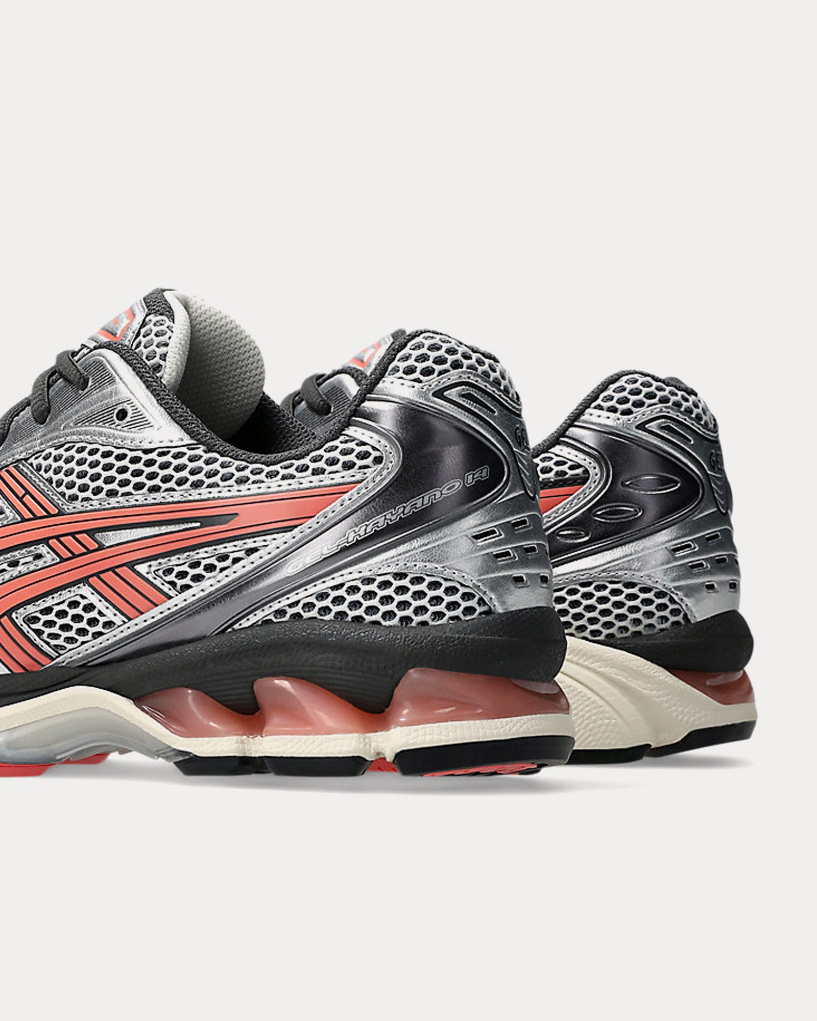 AsicsGel-Kayano 14 White / Papaya Low Top Sneakers – Image 4