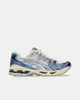 AsicsGel-Kayano 14 Cream / Denim Blue Low Top Sneakers