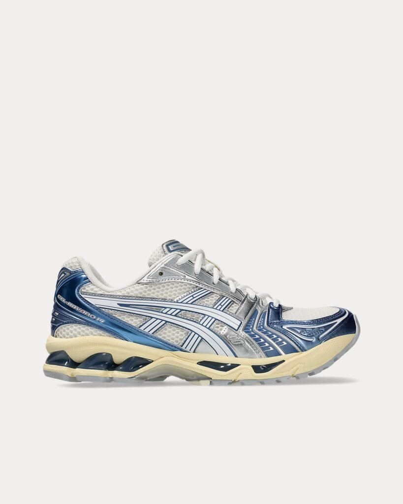 AsicsGel-Kayano 14 crème / Denim bleu Sneakers basses