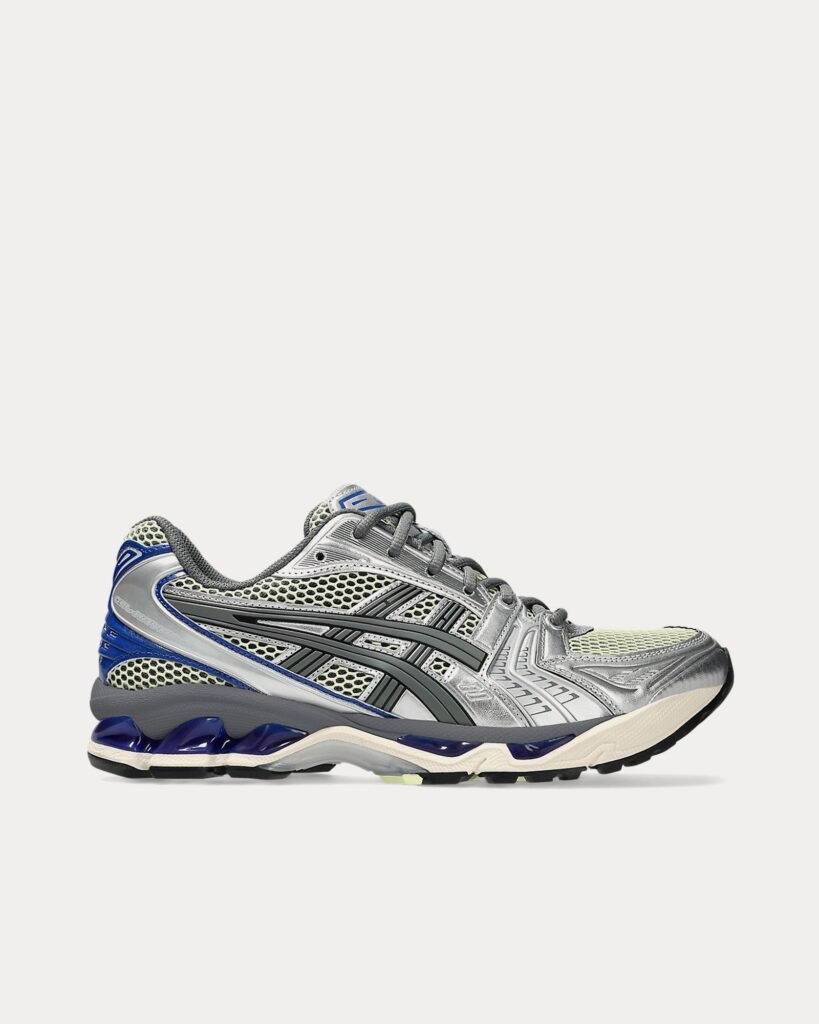 Gel-Kayano 14 Soft Yellow / Asics bleu Sneakers basses