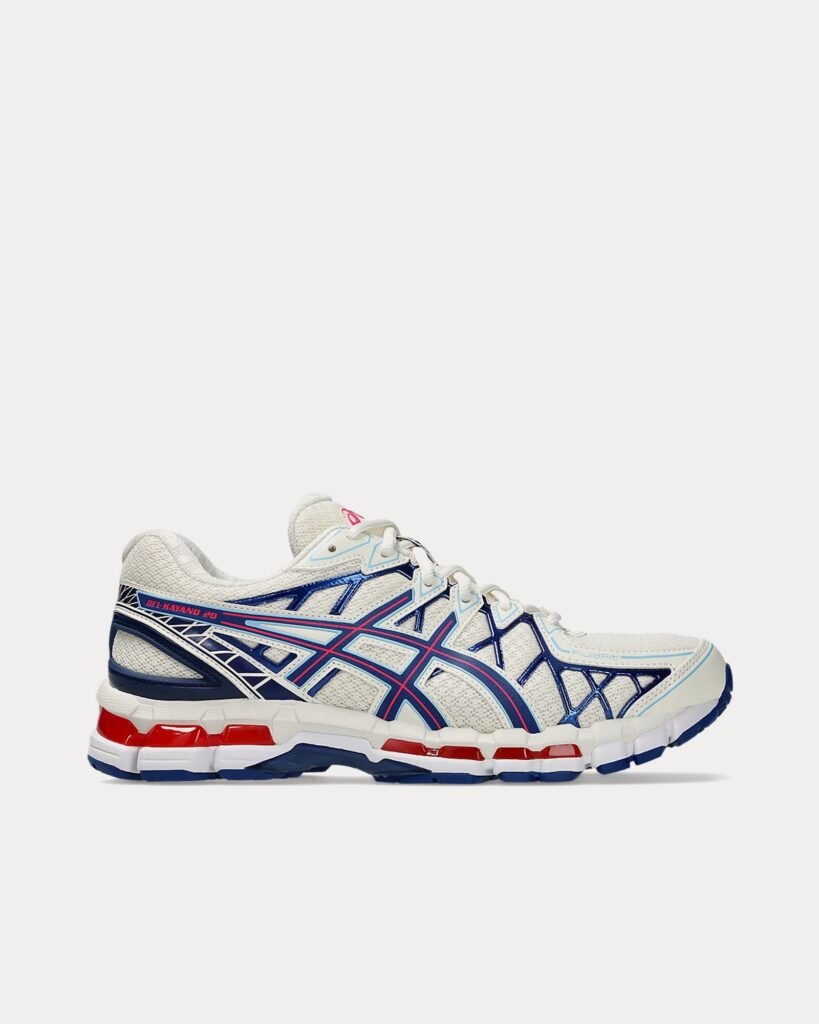 AsicsGel-Kayano 20 crème / Deep Marine Sneakers basses