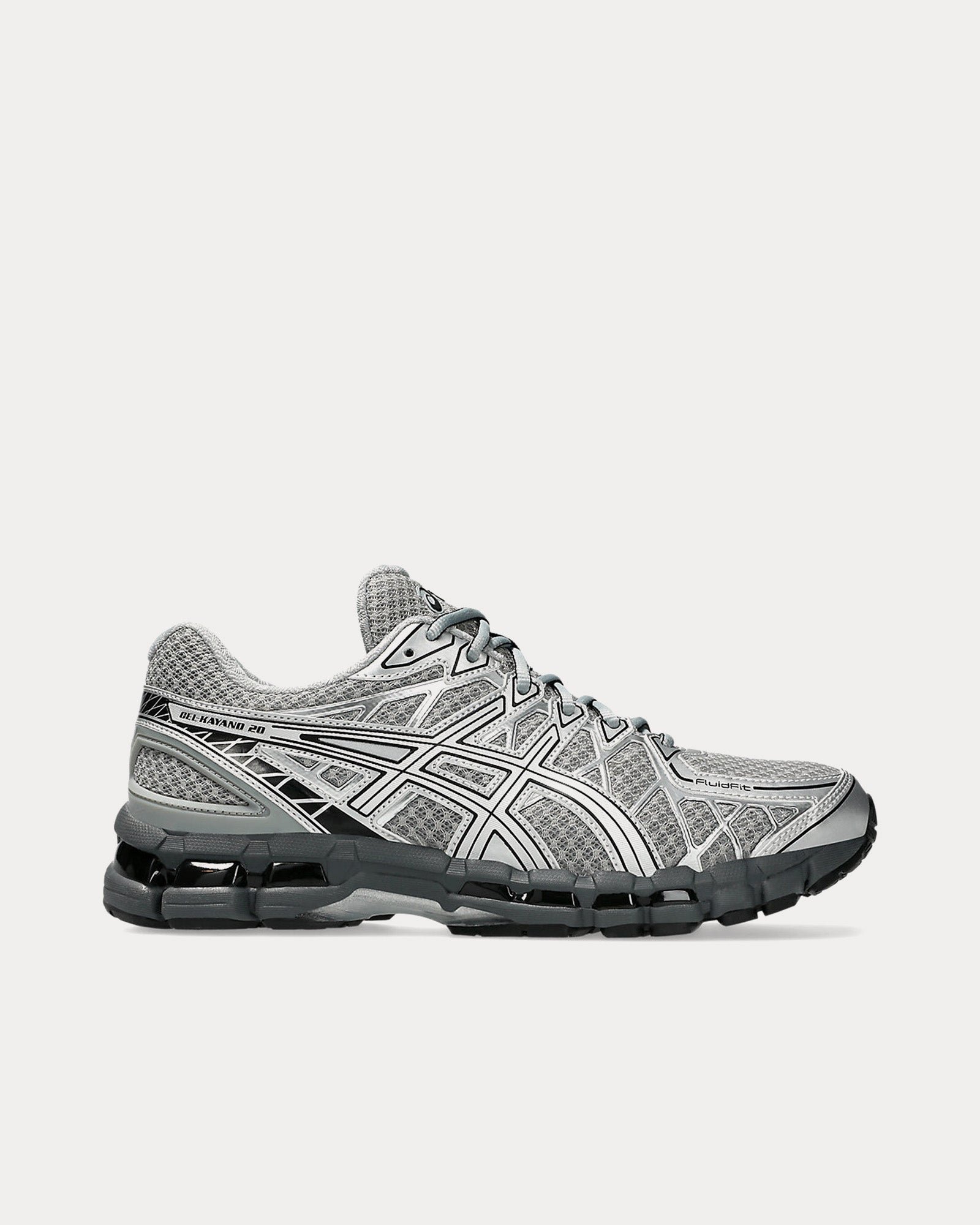AsicsGel-Kayano 20 Gravel / Pure Silver Low Top Sneakers