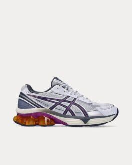 AsicsGel-Kinetic Fluent White / Truffle Grey Low Top Sneakers