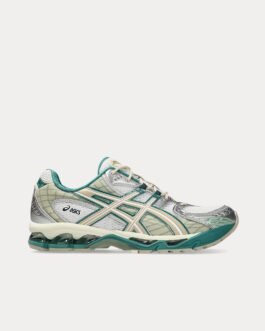 AsicsGel-Nimbus 10.1 White / Rainy Lake Low Top Sneakers