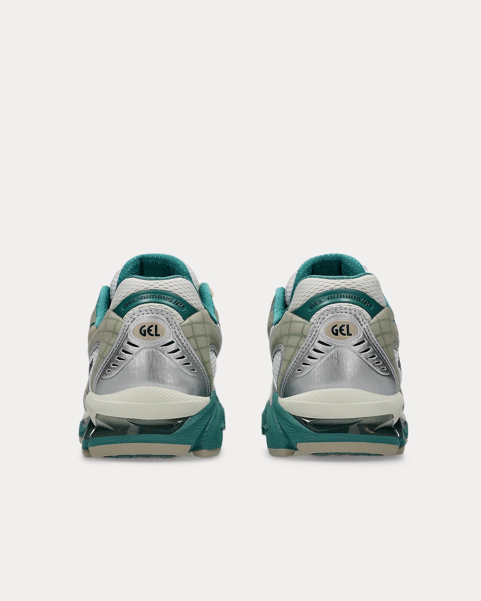 AsicsGel-Nimbus 10.1 White / Rainy Lake Low Top Sneakers – Image 4