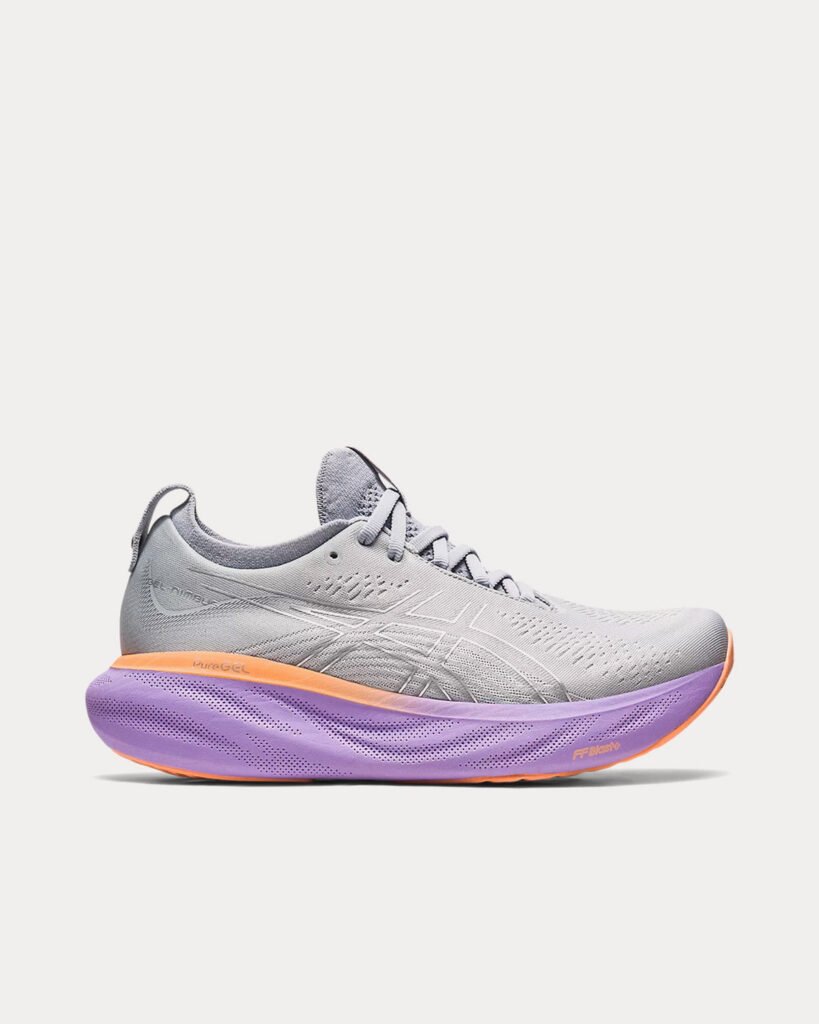 AsicsGel-Nimbus 25 Piedmont gris / Pure Silver Chaussures de running