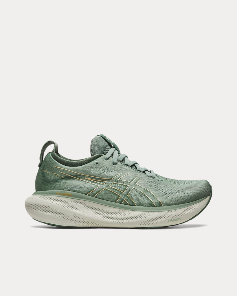AsicsGel-Nimbus 25 Slate gris / Champagne Chaussures de running