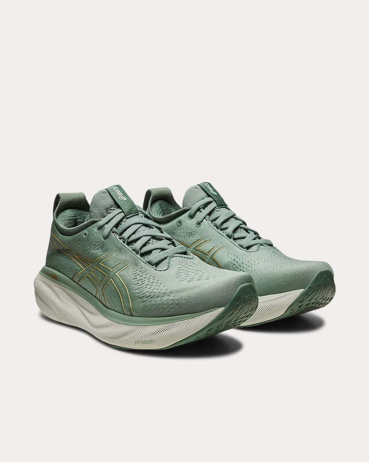 AsicsGel-Nimbus 25 Slate Grey / Champagne Running Shoes – Image 3