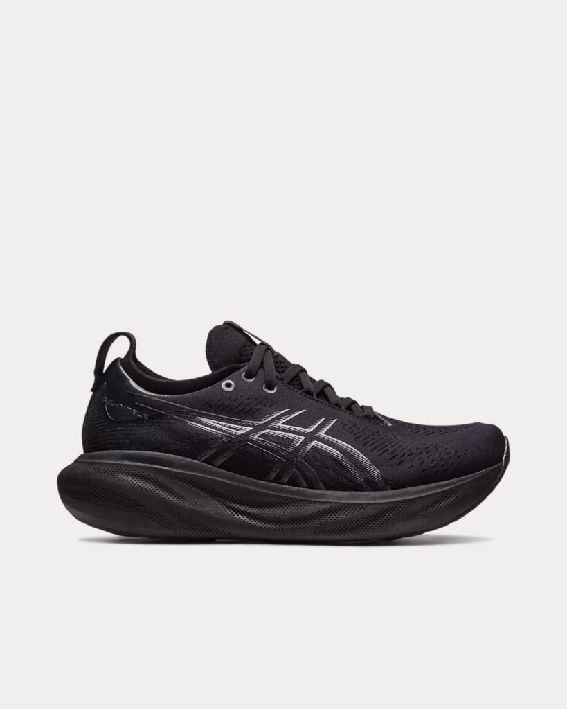 AsicsGel-Nimbus 25 noir / Graphite gris Chaussures de running