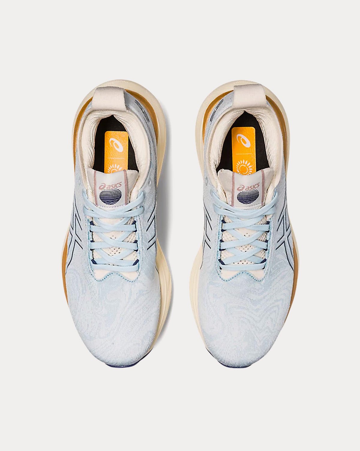 AsicsGel-Nimbus 25 Sky / Cream Running Shoes – Image 2
