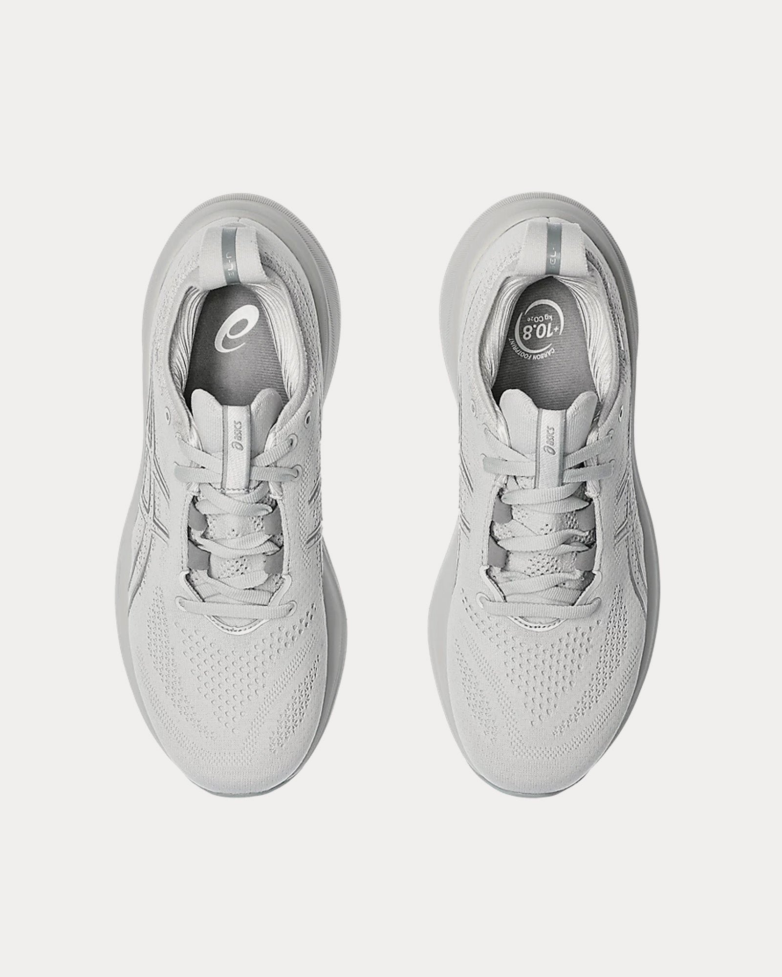 AsicsGel-Nimbus 26 Concrete / Pure Silver Running Shoes – Image 2
