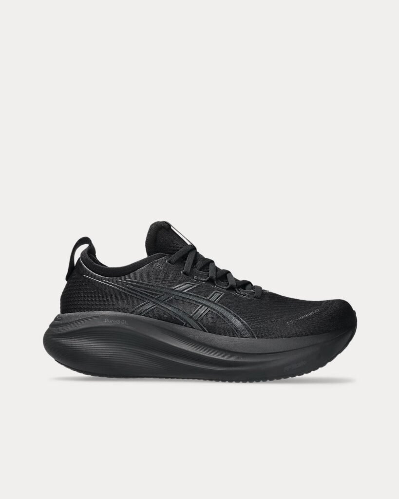 AsicsGel-Nimbus 27 noir / Graphite gris Chaussures de running