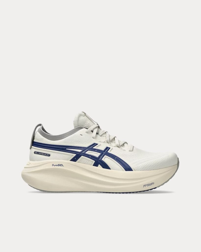 Gel-Nimbus 27 'Asics Track Club' Birch / Indigo bleu Chaussures de running