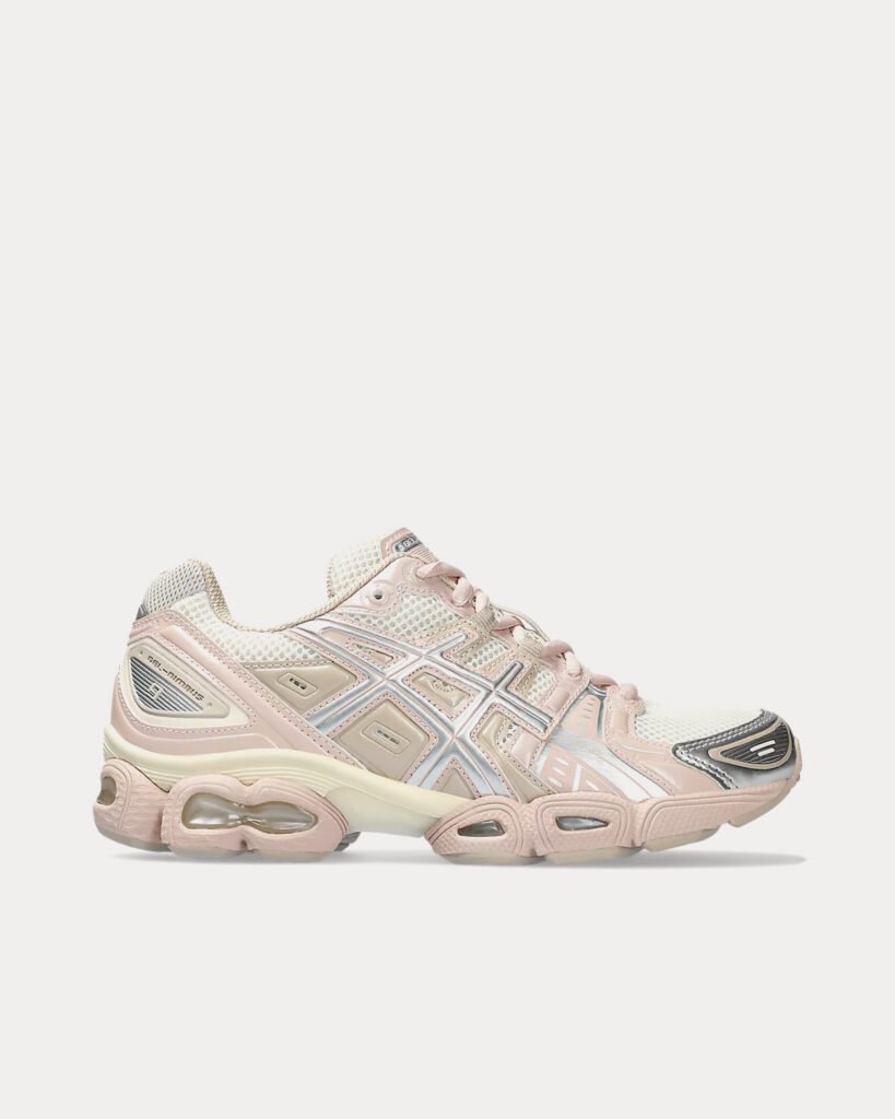 AsicsGel-Nimbus 9 blanc / Mineral Beige Sneakers basses