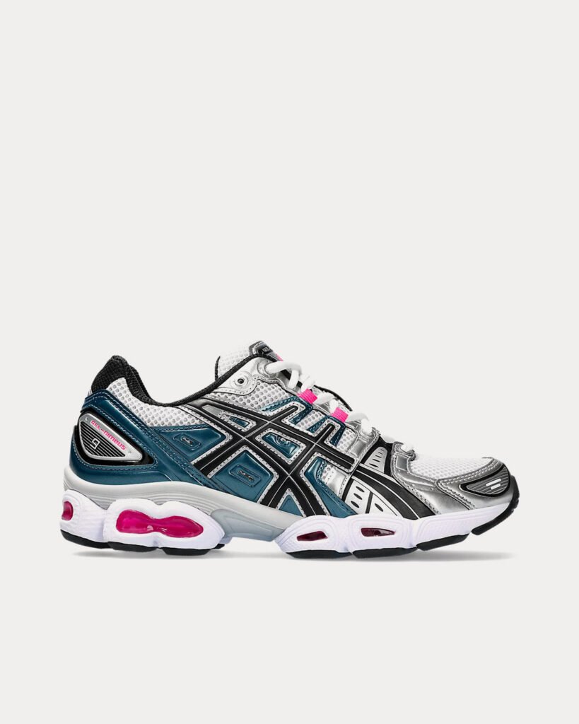 AsicsGel-Nimbus 9 blanc / rose Glo Sneakers basses