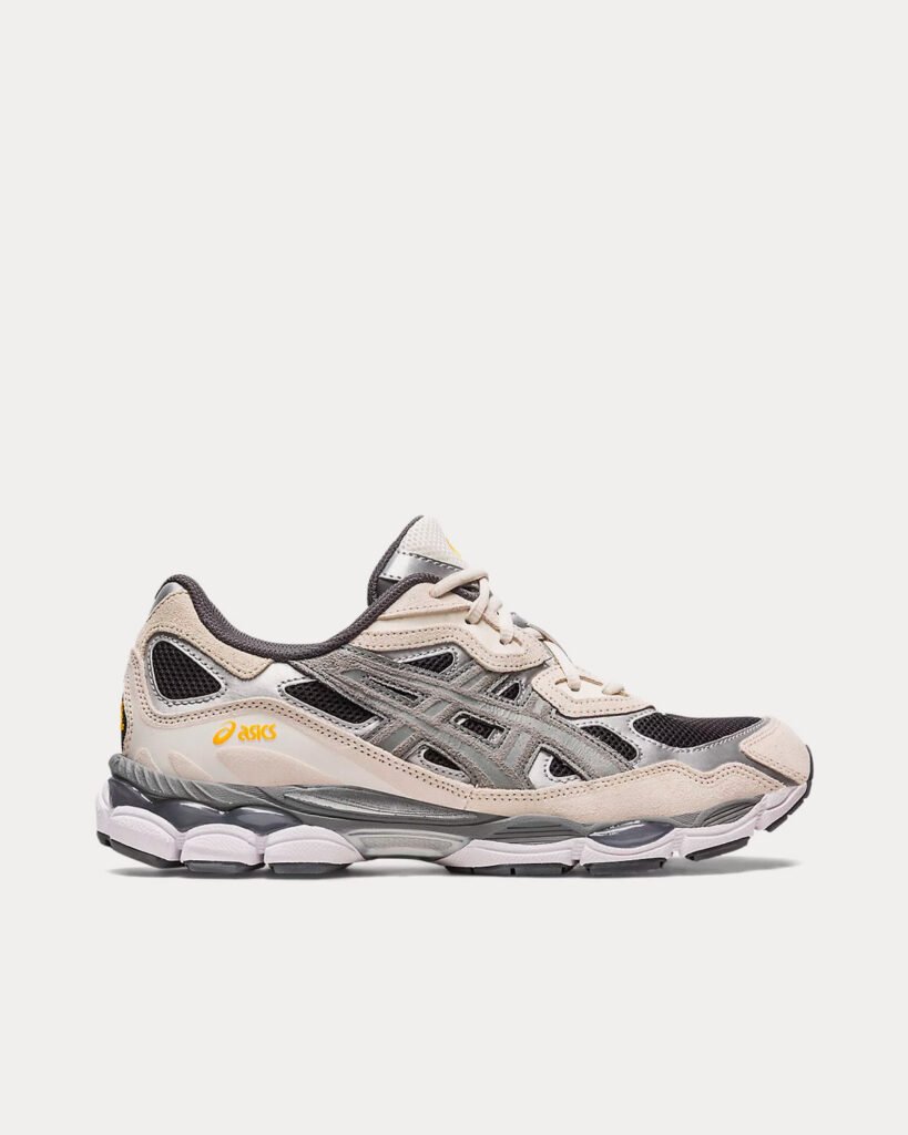 Gel-NYC noir / Clay gris Sneakers basses