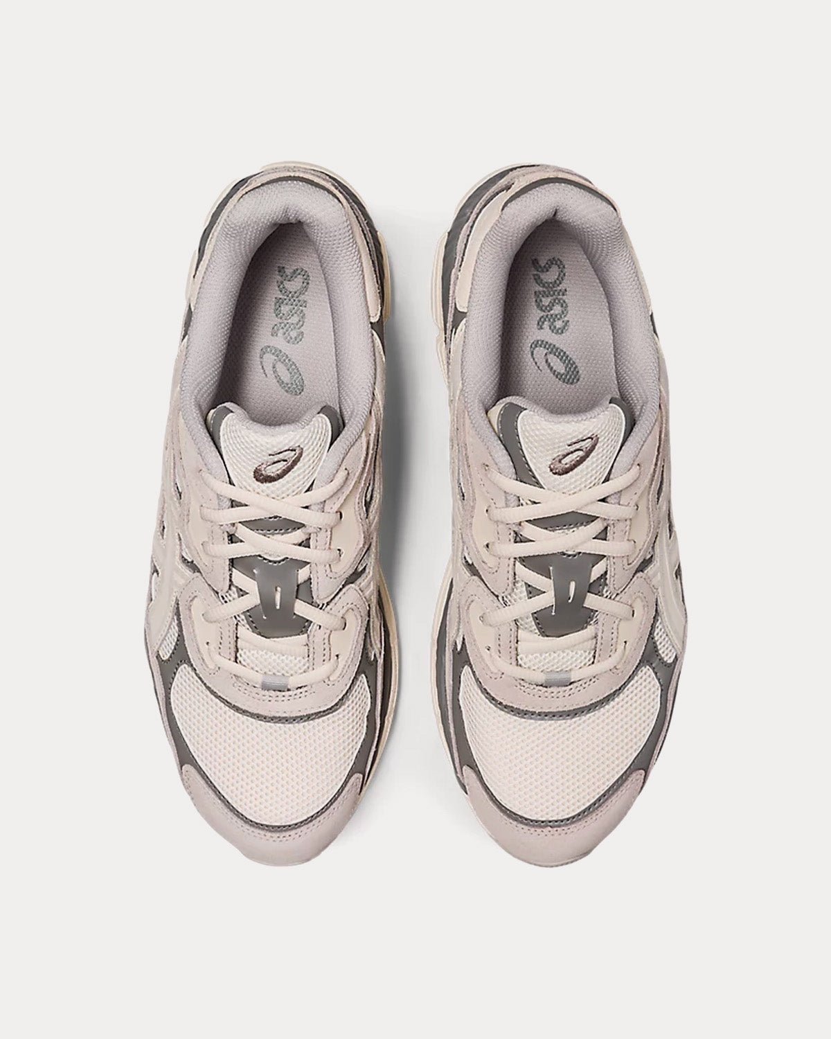 Gel-NYC Cream / Oyster Grey Low Top Sneakers – Image 2