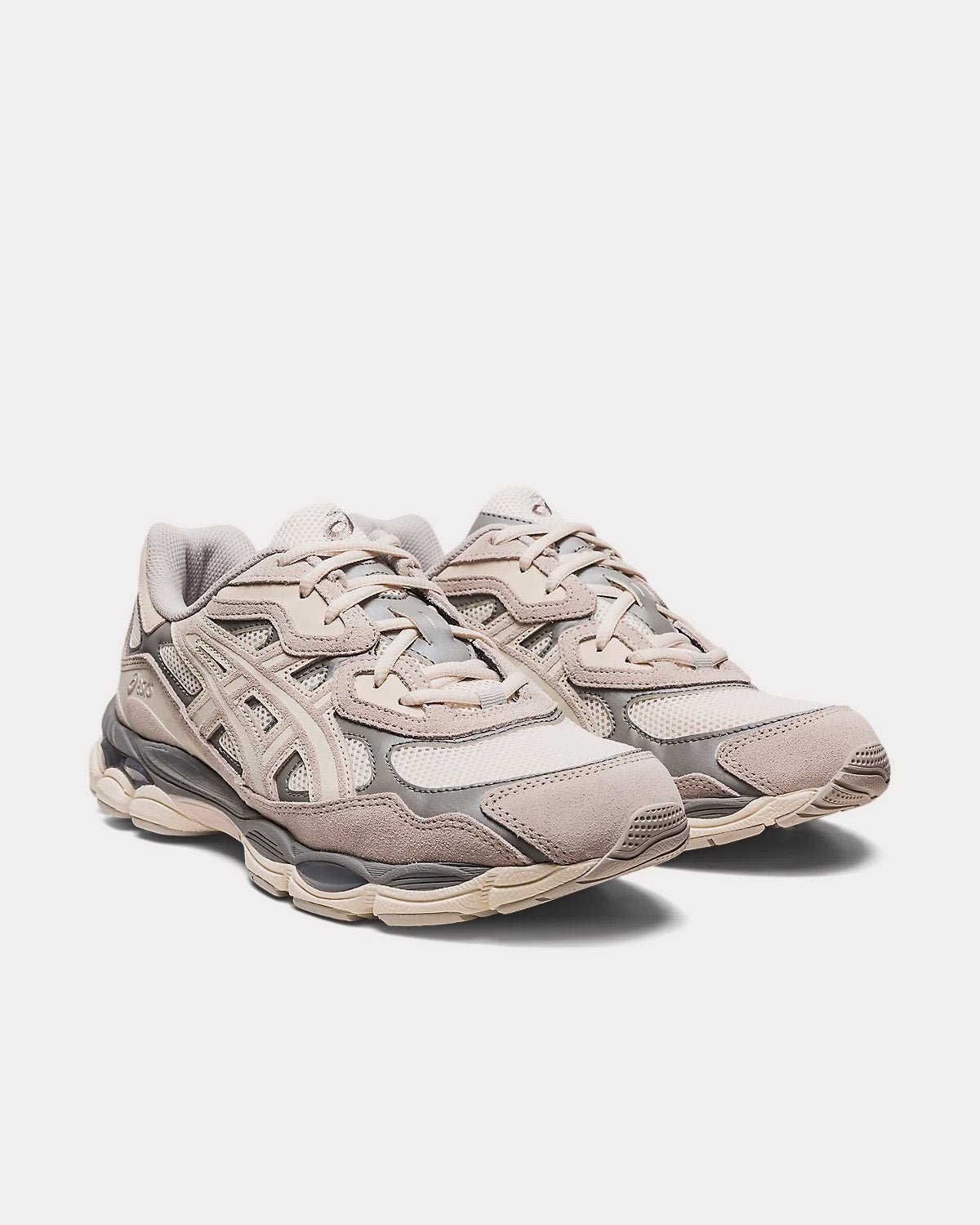 Gel-NYC Cream / Oyster Grey Low Top Sneakers – Image 3
